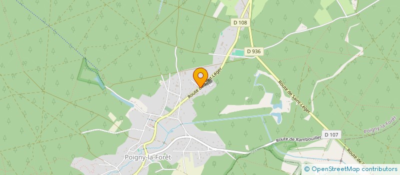 localisation de l'entreprise SCI FINALOU  POIGNY-LA-FORET