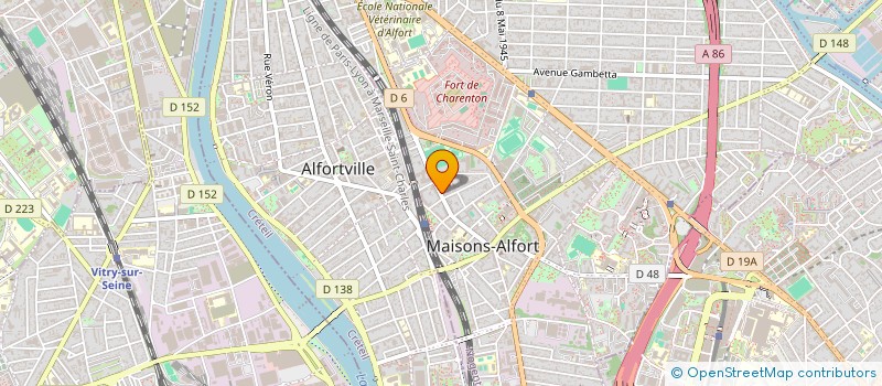 localisation de l'entreprise SCI FINANCIERE APB à MAISONS-ALFORT