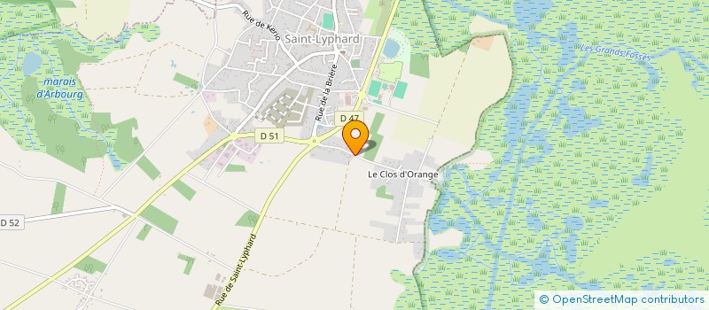 localisation de l'entreprise SCI FINANCIERE DORA  SAINT-LYPHARD