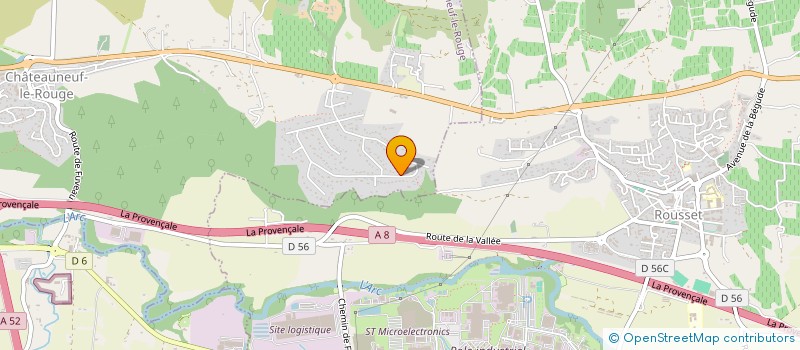 localisation de l'entreprise SCI FINANCIERE INDUSTRIELLE  CHATEAUNEUF-LE-ROUGE