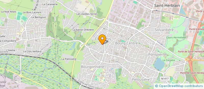 localisation de l'entreprise SCI FINAPOSSA  SAINT-HERBLAIN