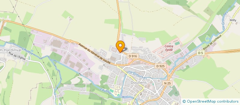 localisation de l'entreprise SCI FINATELO  DOULLENS