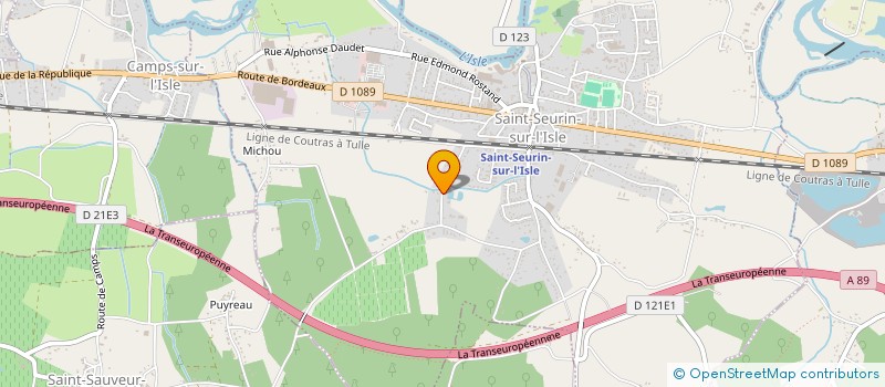 localisation de l'entreprise SCI FINATOL  SAINT SEURIN SUR L'ISLE