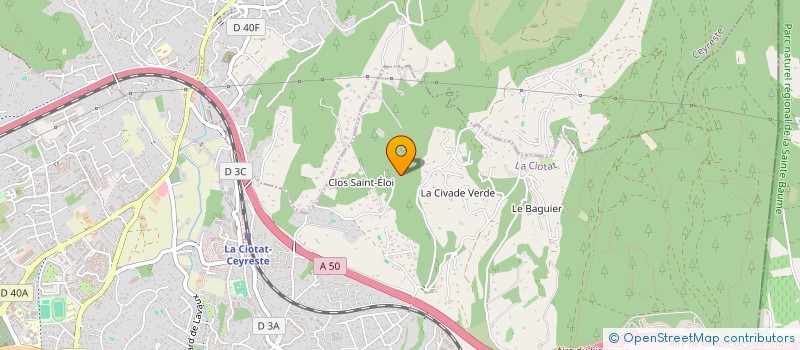 localisation de l'entreprise SCI FINAUD  LA CIOTAT