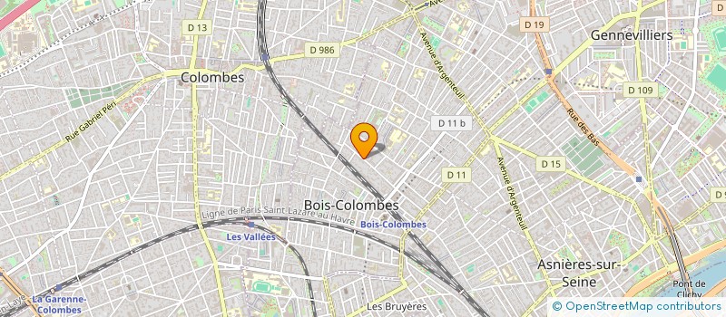 localisation de l'entreprise SCI FINAUREC à BOIS-COLOMBES