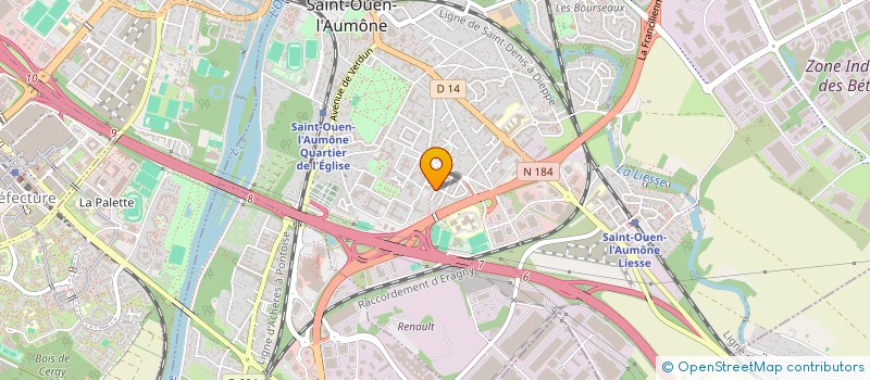 localisation de l'entreprise SCI FINDAR  SAINT-OUEN-L'AUMONE