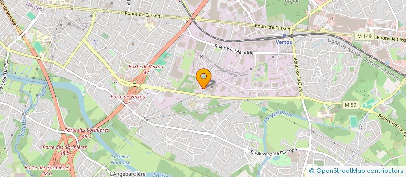 localisation de l'entreprise SCI FINDECO BREST  VERTOU