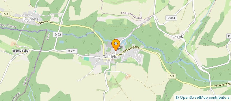 localisation de l'entreprise SCI FINDERANCE  GANDELU