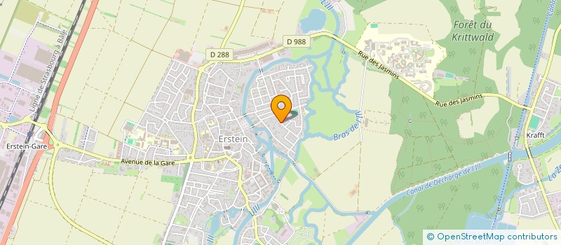 localisation de l'entreprise SCI FINE  ERSTEIN