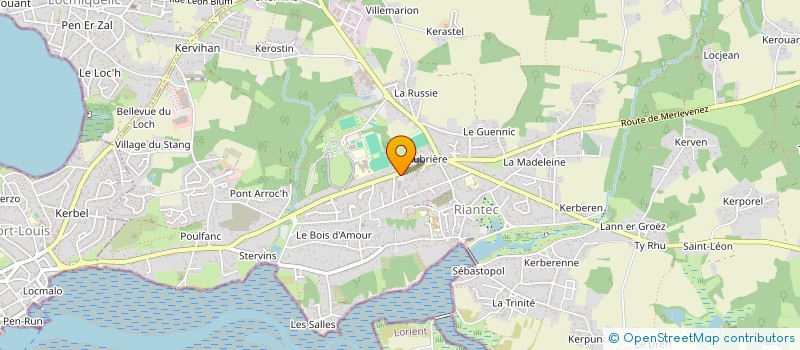 localisation de l'entreprise SCI FINE-S  RIANTEC