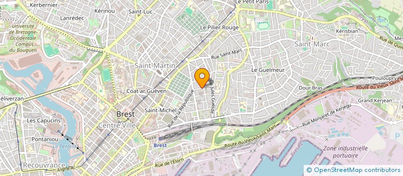 localisation de l'entreprise SCI FINEST  BREST