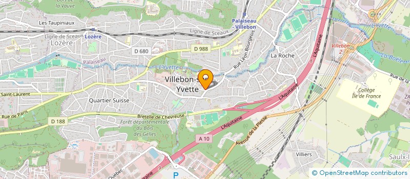 localisation de l'entreprise SCI FINET ET FILS à VILLEBON-SUR-YVETTE