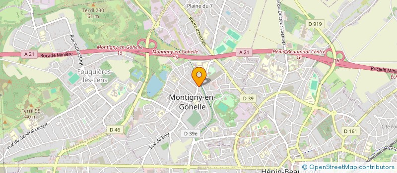 localisation de l'entreprise SCI FINET & LECUBIN  PAS-EN-ARTOIS