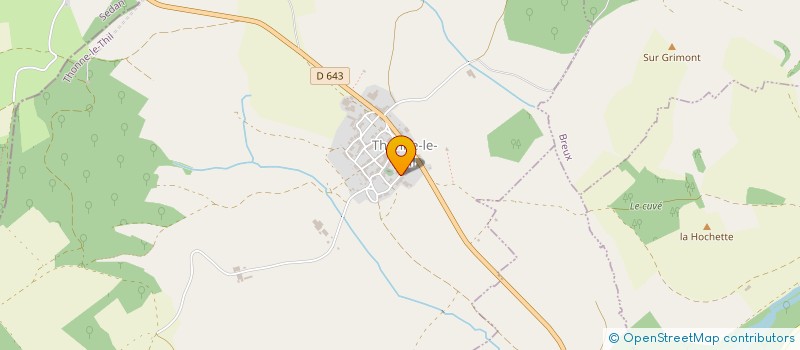 localisation de l'entreprise SCI FINET-VANNIER à THONNE-LE-THIL