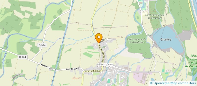 localisation de l'entreprise SCI FINGER  OBENHEIM