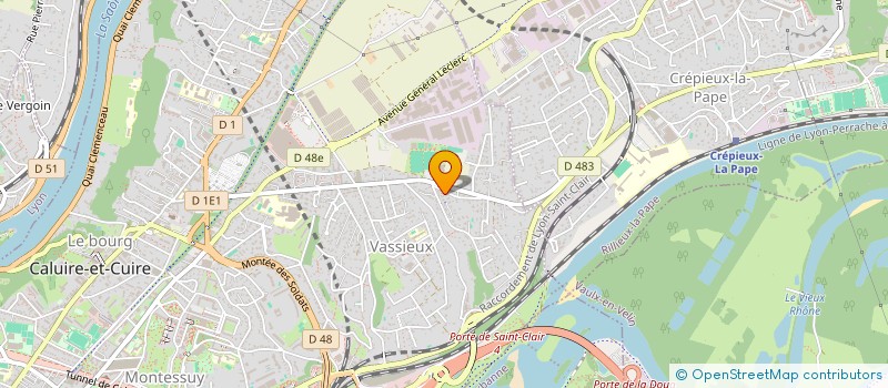 localisation de l'entreprise SCI FINISTERE  CALUIRE-ET-CUIRE