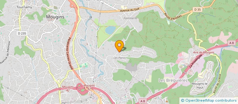localisation de l'entreprise SCI FINK à MOUGINS
