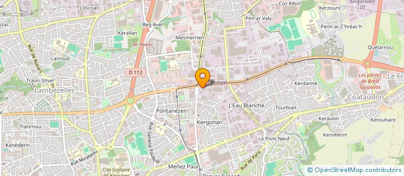 localisation de l'entreprise SCI FINLANDE  BREST