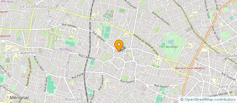 localisation de l'entreprise SCI FINLAY-BOUCHER  BORDEAUX