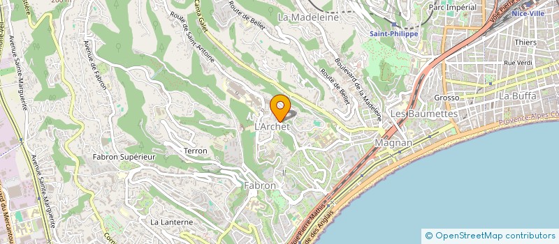 localisation de l'entreprise SCI FINNS NICE IMMOBILIERE à NICE