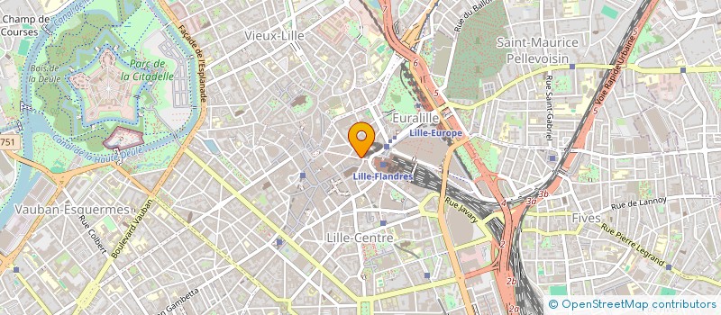localisation de l'entreprise SCI FINO GAUTIER à LILLE