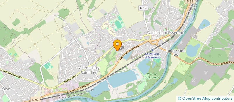 localisation de l'entreprise SCI FINSAC  SAINT-LEU-D'ESSERENT