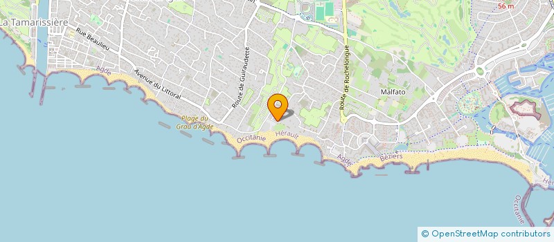 localisation de l'entreprise SCI FIO  AGDE