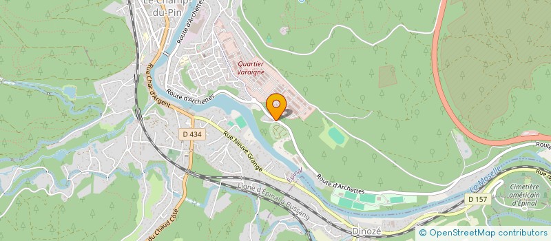 localisation de l'entreprise SCI FIOGI à EPINAL