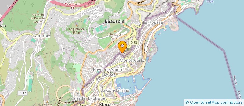 localisation de l'entreprise SCI FIOJUCHIA  BEAUSOLEIL