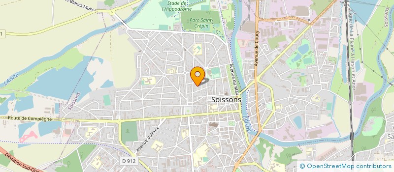 localisation de l'entreprise SCI FIOLET à SOISSONS