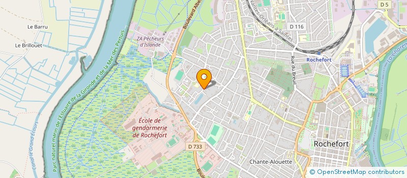 localisation de l'entreprise SCI FIONA  ROCHEFORT