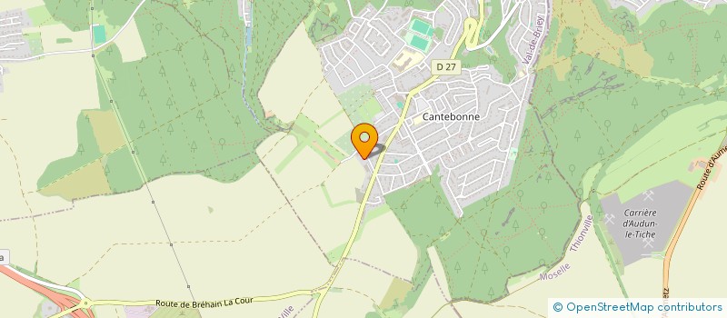 localisation de l'entreprise SCI FIONA  VILLERUPT