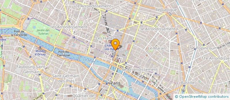 localisation de l'entreprise SCI FIONA CHATELET à PARIS
