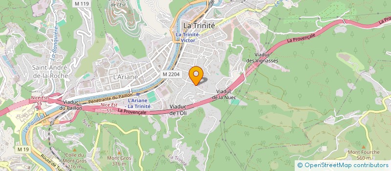 localisation de l'entreprise SCI FIORE à LA TRINITE