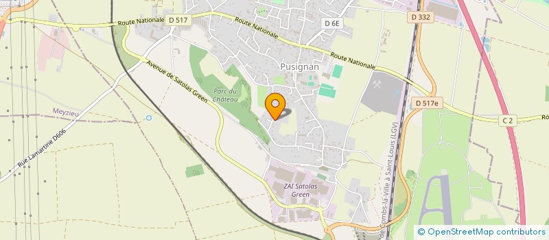 localisation de l'entreprise SCI FIORENTINE  PUSIGNAN