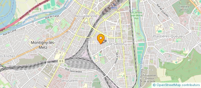 localisation de l'entreprise SCI FIORETTI-SCARANTINO  METZ