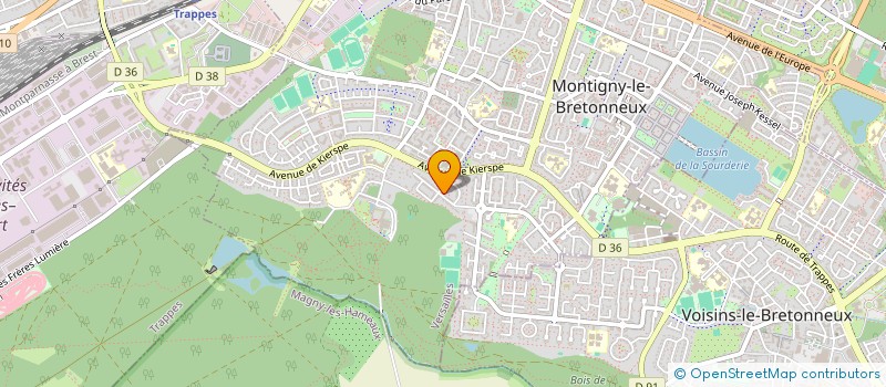 localisation de l'entreprise SCI FIORHIS  MONTIGNY-LE-BRETONNEUX