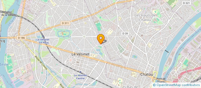 localisation de l'entreprise SCI FIORITO  LE VESINET