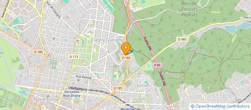 localisation de l'entreprise SCI FIP LECLERC à VERSAILLES
