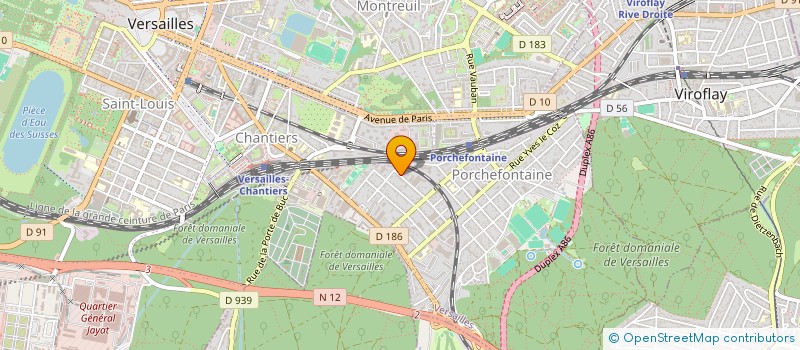 localisation de l'entreprise SCI FIP MOLIERE à VERSAILLES