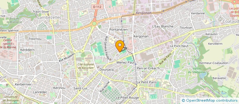 localisation de l'entreprise SCI FIPA  BREST