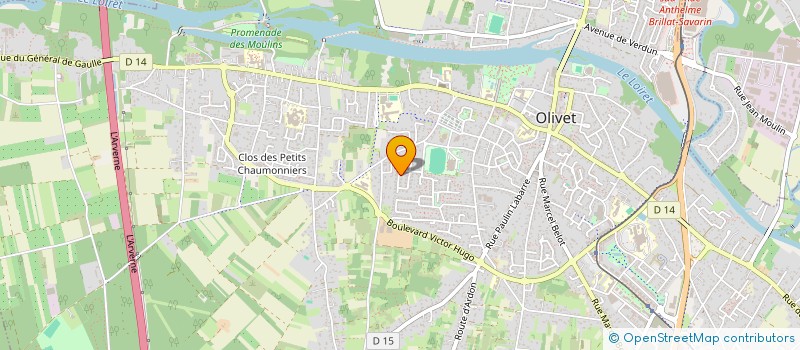 localisation de l'entreprise SCI FIPAT à OLIVET