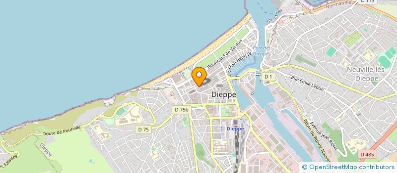 localisation de l'entreprise SCI FIPP à DIEPPE