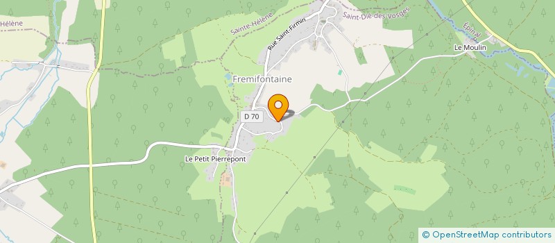 localisation de l'entreprise SCI FIQUEMONT  FREMIFONTAINE