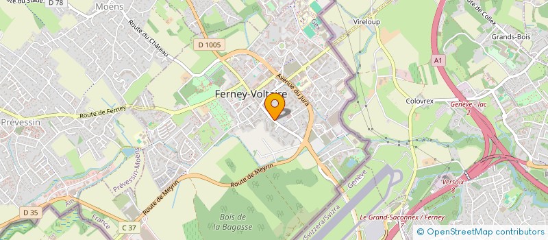 localisation de l'entreprise SCI FIRAR à FERNEY-VOLTAIRE
