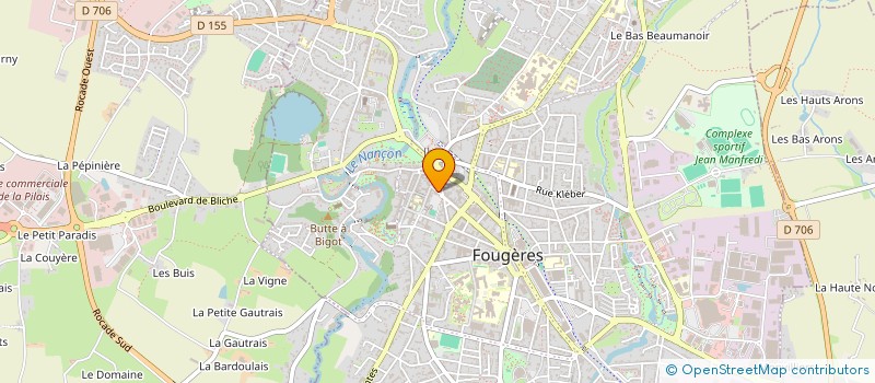 localisation de l'entreprise SCI FIRE REAL ESTATE  FOUGERES