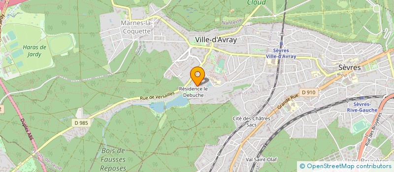 localisation de l'entreprise SCI FIREA PATRIMOINE  VILLE D AVRAY