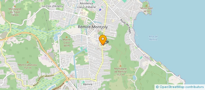 localisation de l'entreprise SCI FIRMIN  REMIRE-MONTJOLY