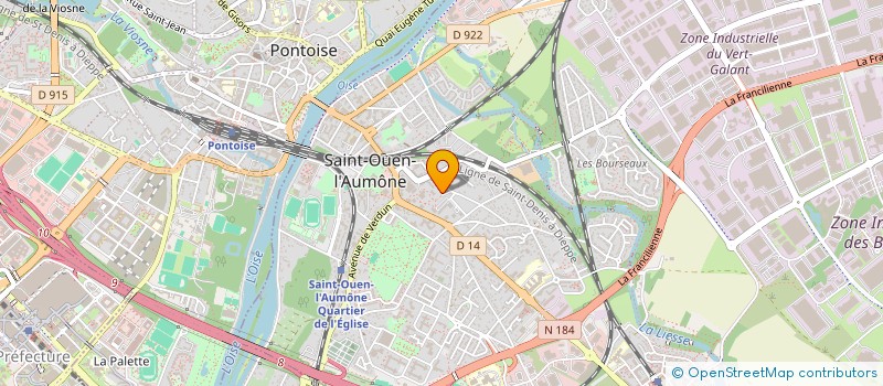 localisation de l'entreprise SCI FIRMIN ET FAMILLE à SAINT-OUEN-L'AUMONE