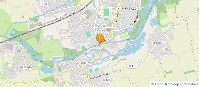 localisation de l'entreprise SCI FIRST 3000 à CORBIE